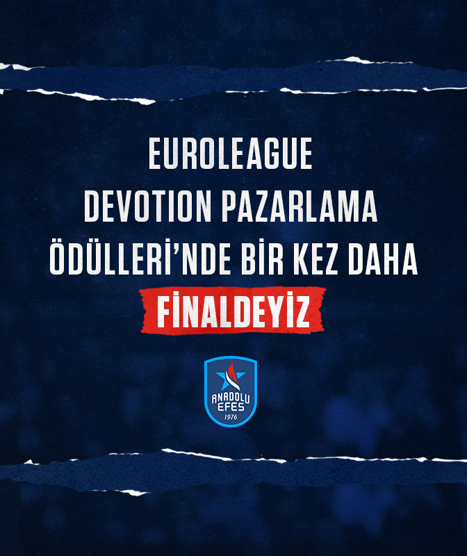 Anadolu Efes, “Eşitlik Bir Güne Sığmaz” projesiyle EuroLeague Devotion Pazarlama Ödülleri’nde finalde